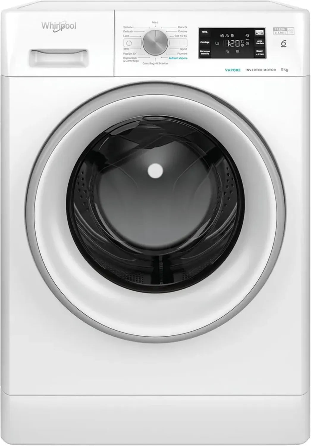 Lave-linge Whirlpool, Blanc, Économique