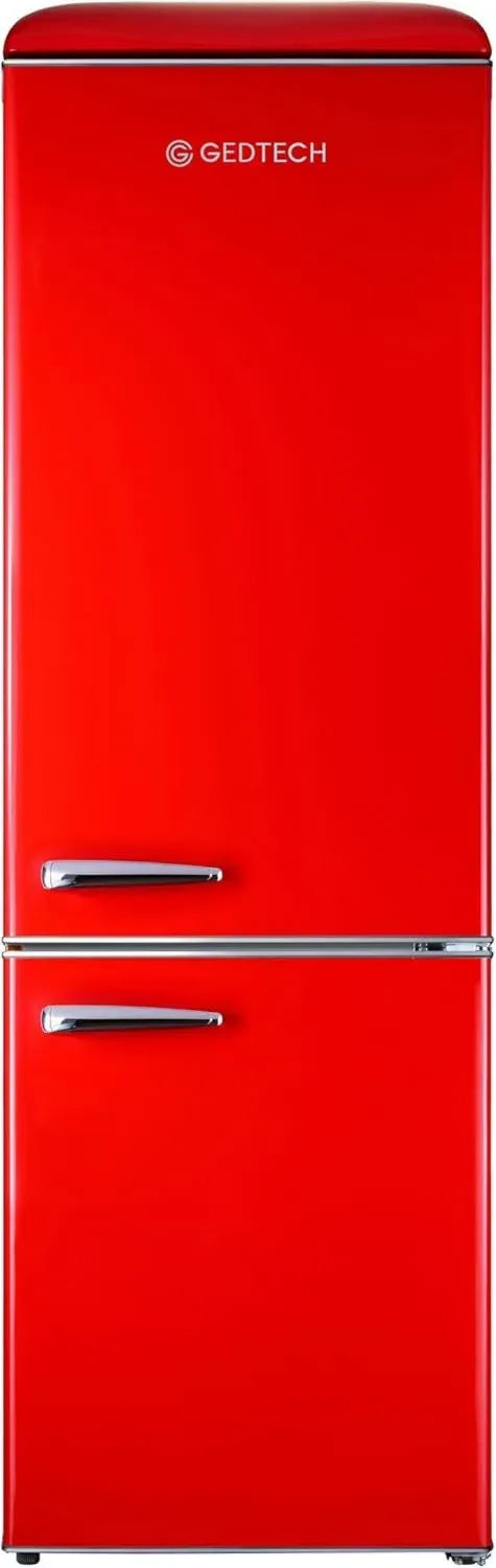 Réfrigérateur Combiné Vintage Rouge 310 L - Économie d'énergie